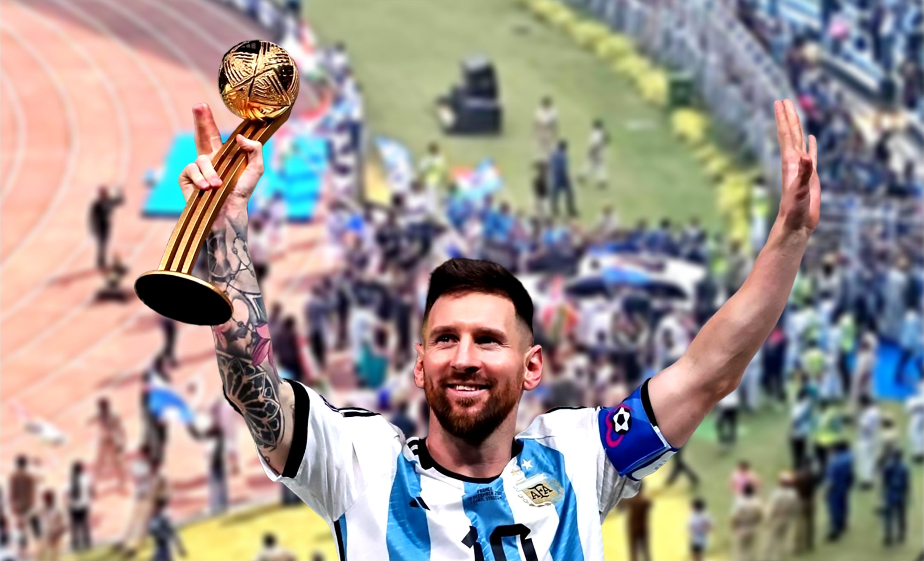 22 मिनट में स्टेडियम से लौटे मेसी,