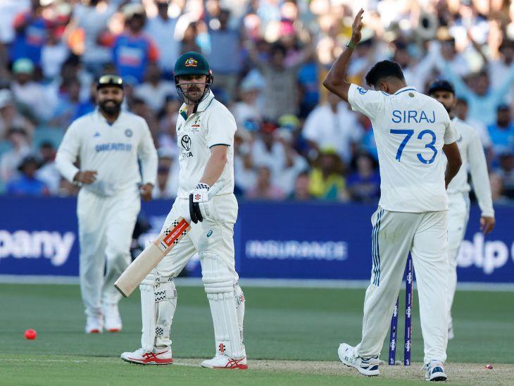 सिराज पर 20% मैच फीस का जुर्माना लगा:हेड को एक डिमेरिट पॉइंट मिला; एडिलेड टेस्ट में दोनों ने की थी बहस