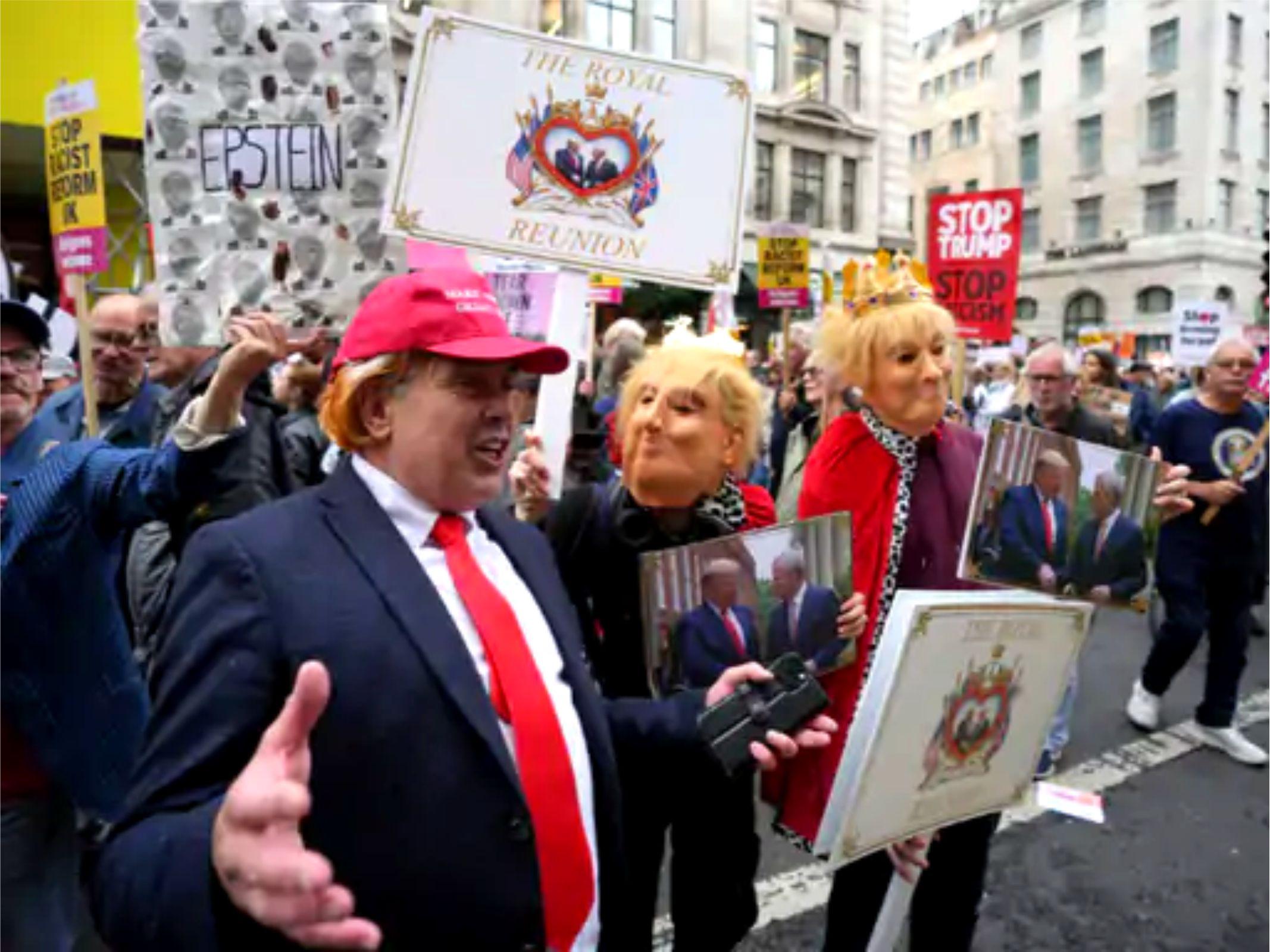 ट्रंप का ब्रिटेन दौरा: